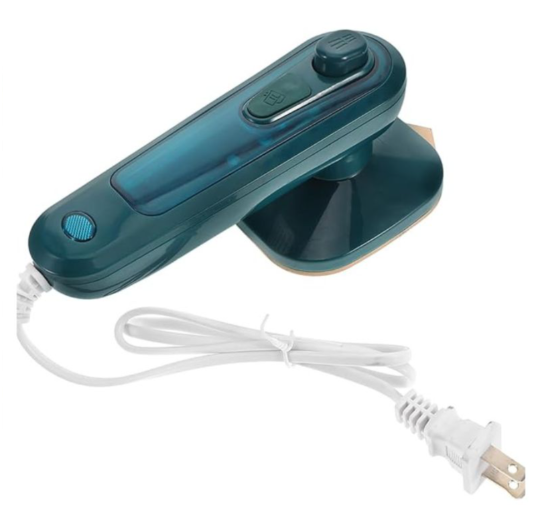 Portable Mini Steam Iron | Handheld Garment Steamer for Quick Wrinkle Removal at Home & Travel