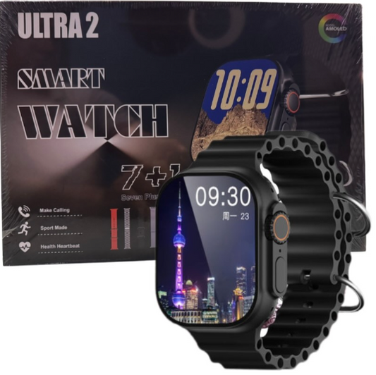 Ultra 2 Smart Watch – 7 Straps Edition | Bluetooth Call | Fitness & Health Tracker