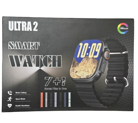 Ultra 2 Smart Watch – 7 Straps Edition | Bluetooth Call | Fitness & Health Tracker