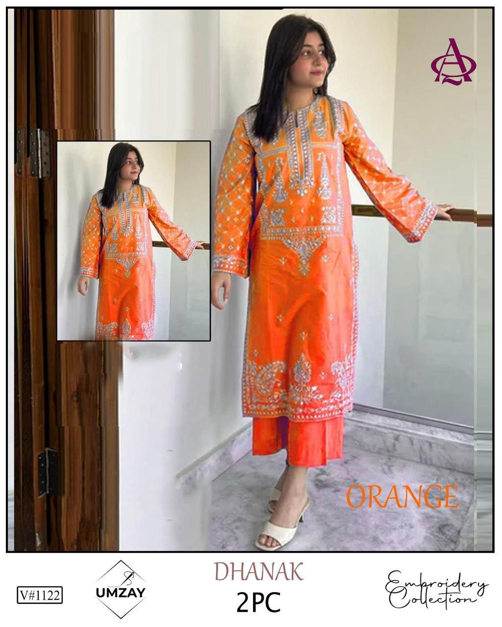 winter collection 2 piece suit ambrydri dhanak fabric brand asling