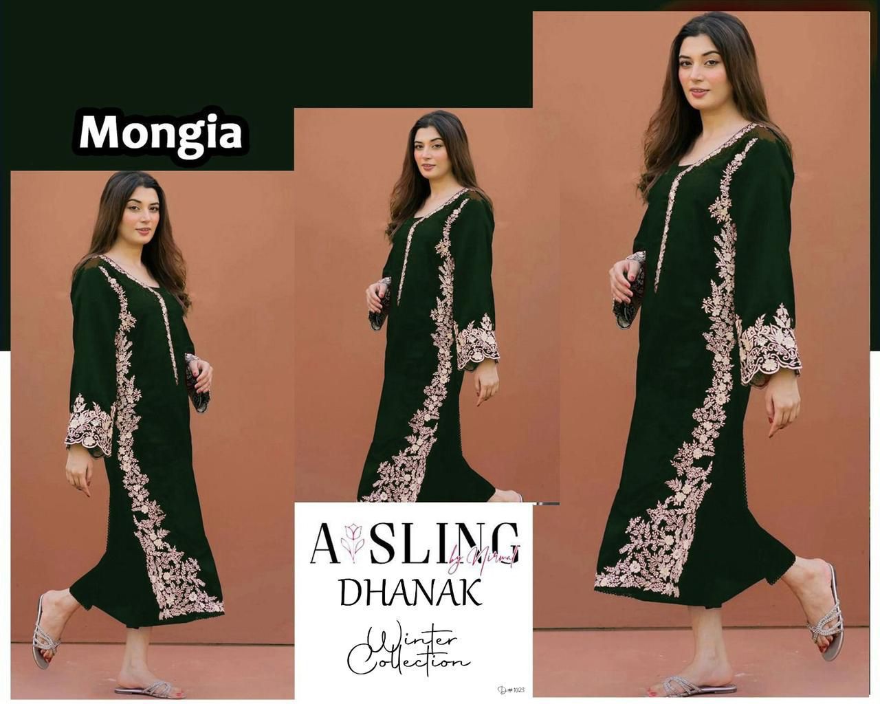 winter collection 2 piece suit ambrydri dhanak fabric brand asling